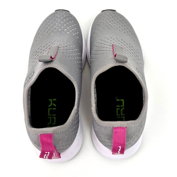 KURU Atom Slip On Sneaker Stone Grey Berry Pink Size 8.5 - Picture 11 of 16